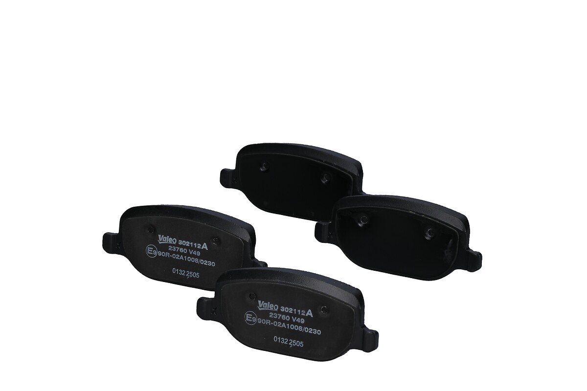 Jeu de 4 plaquettes de frein VALEO ref. 302112A